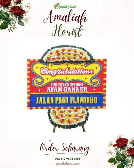 Sewa Papan Bunga Tebel